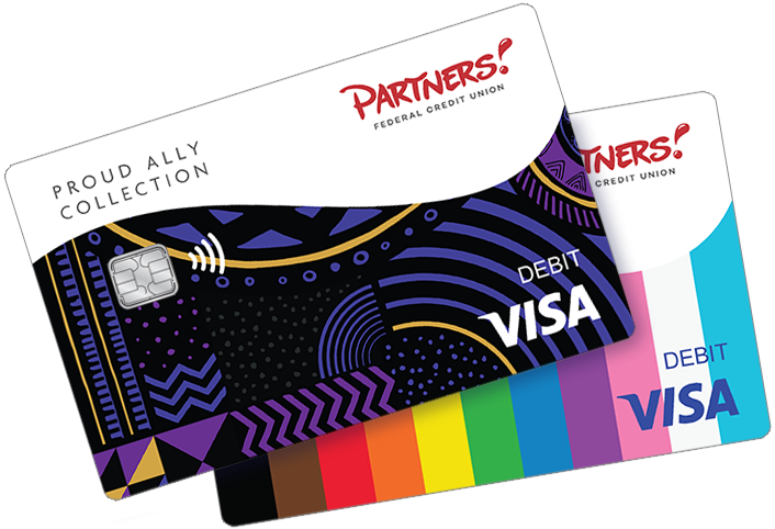 two Partners banking cards 