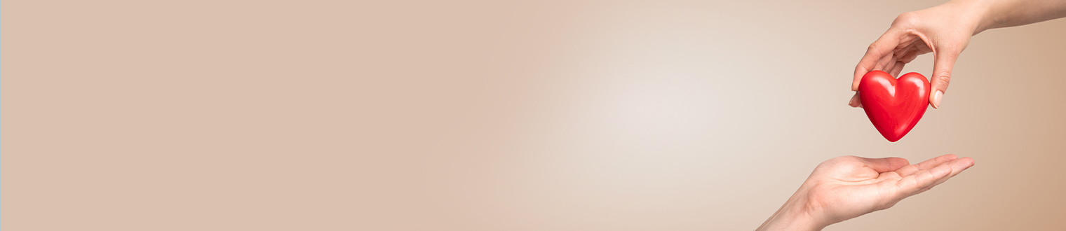 hands holding a heart shape